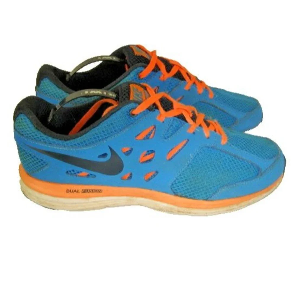 Womens Nike Mesh Toe Dual Fusionlite Teal Athletic Running Shoes sz 7Y